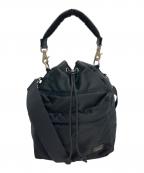 PORTERポーター）の古着「BALLOONSAC(L)/2wayショルダーバッグ」｜ブラック