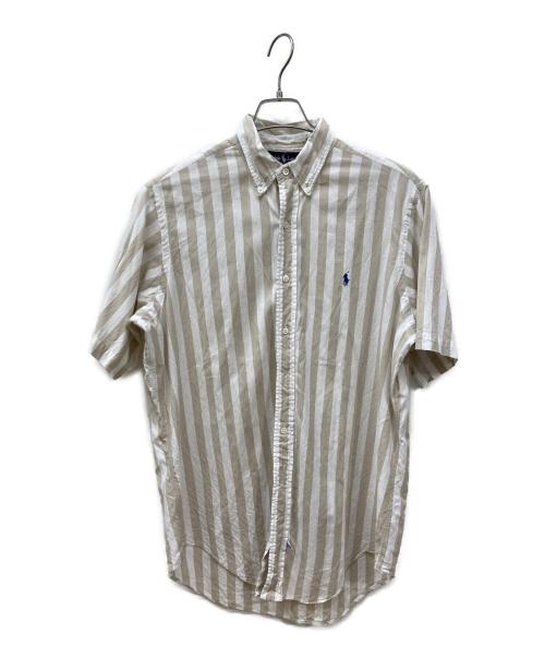 RALPH LAUREN（ラルフローレン）RALPH LAUREN (ラルフローレン) 半袖シャツ ベージュ サイズ:Ⅼの古着・服飾アイテム