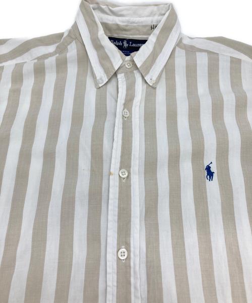 RALPH LAUREN（ラルフローレン）RALPH LAUREN (ラルフローレン) 半袖シャツ ベージュ サイズ:Ⅼの古着・服飾アイテム