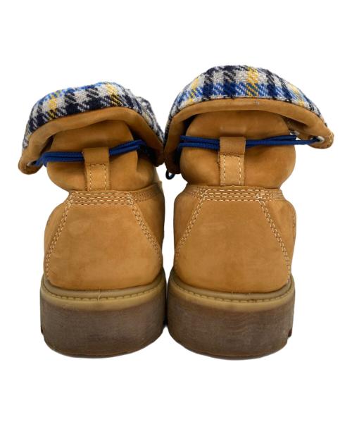 Timberland（ティンバーランド）Timberland (ティンバーランド) WOOLRICH (ウールリッチ) 6ホールイエローブーツ ブラウン サイズ:10Wの古着・服飾アイテム