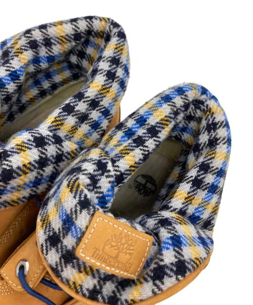 Timberland（ティンバーランド）Timberland (ティンバーランド) WOOLRICH (ウールリッチ) 6ホールイエローブーツ ブラウン サイズ:10Wの古着・服飾アイテム