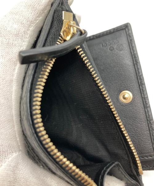 GUCCI（グッチ）GUCCI (グッチ) マイクログッチシマ/コンパクトウォレット ブラック サイズ:-の古着・服飾アイテム