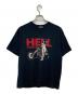 Hysteric Glamour（ヒステリックグラマー）の古着「プリントTシャツ」｜ブラック