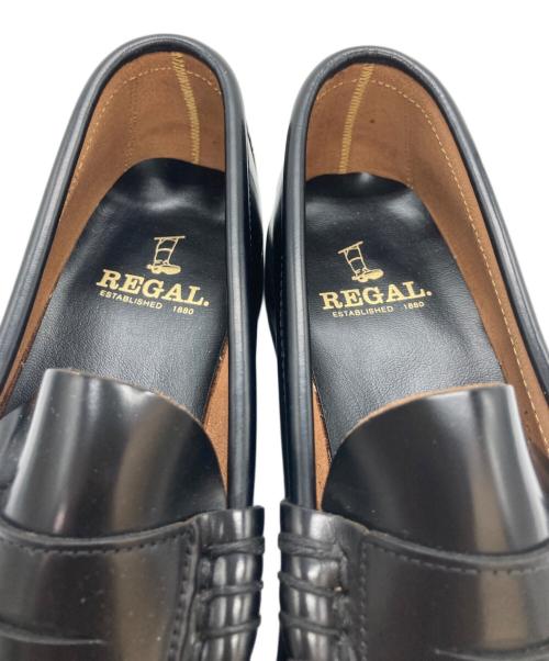 REGAL（リーガル）REGAL (リーガル) コインローファー ブラック サイズ:26㎝の古着・服飾アイテム