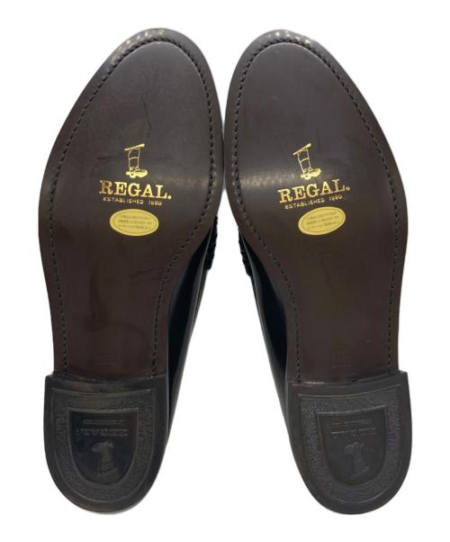 REGAL（リーガル）REGAL (リーガル) コインローファー ブラック サイズ:26㎝の古着・服飾アイテム