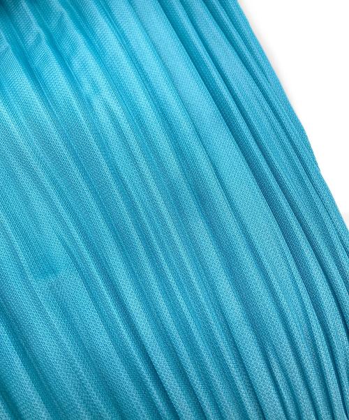 PLEATS PLEASE（プリーツプリーズ）PLEATS PLEASE (プリーツプリーズ) テーパードパンツ ブルー サイズ:Lの古着・服飾アイテム