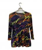 PLEATS PLEASEプリーツプリーズ）の古着「総柄プリーツワンピース」｜ブラック