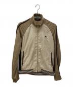 BURBERRY BLACK LABELバーバリーブラックレーベル）の古着「切替トラックジャケット」｜ブラウン