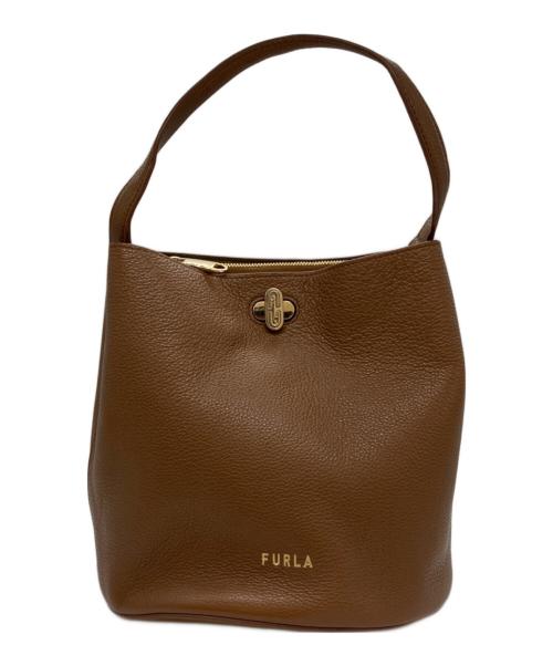 FURLA（フルラ）FURLA (フルラ) ダナエ/ハンドバッグ ブラウン サイズ:-の古着・服飾アイテム