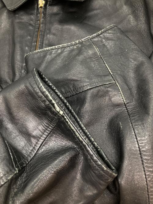 VERA PELLE（ベラペレ）VERA PELLE (ベラペレ) レザージャケット ブラック サイズ:48の古着・服飾アイテム