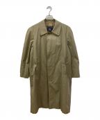 Burberry'sバーバリー）の古着「裏ノバチェックステンカラーコート」｜ベージュ