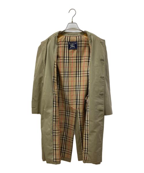 Burberry's（バーバリー）Burberry's (バーバリー) 裏ノバチェックステンカラーコート ベージュ サイズ:表記なしの古着・服飾アイテム