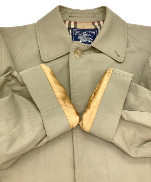 Burberry's（バーバリー）Burberry's (バーバリー) 裏ノバチェックステンカラーコート ベージュ サイズ:表記なしの古着・服飾アイテム