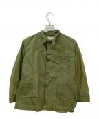 Engineered Garmentsエンジニアド ガーメンツ）の古着「ナイロンリップストップテーラードジャケット」｜カーキ