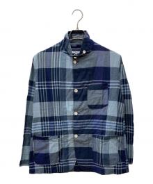 Engineered Garments（エンジニアド ガーメンツ）の古着「チェックテーラードジャケット」｜ネイビー