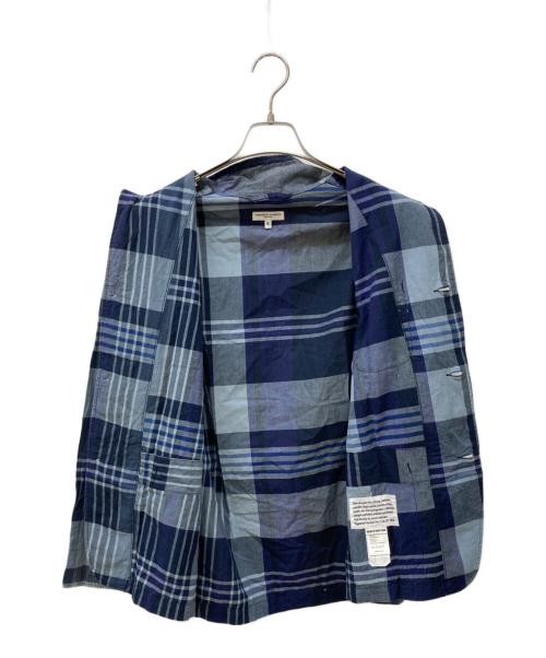 Engineered Garments（エンジニアド ガーメンツ）Engineered Garments (エンジニアド ガーメンツ) チェックテーラードジャケット ネイビー サイズ:Sの古着・服飾アイテム