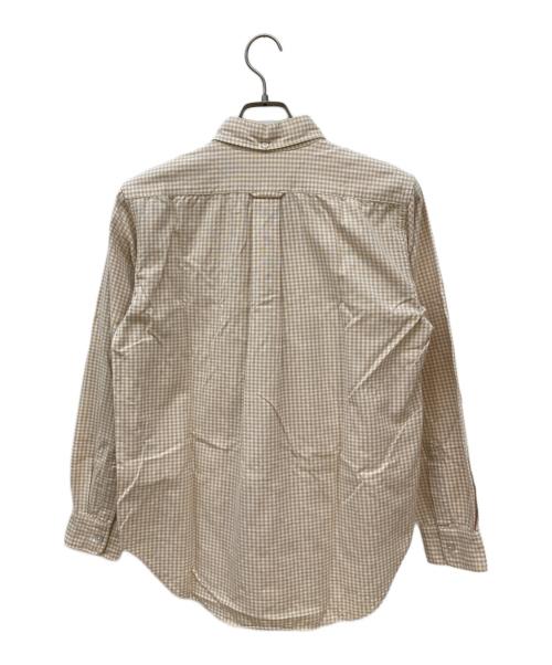 Engineered Garments（エンジニアド ガーメンツ）Engineered Garments (エンジニアド ガーメンツ) ボタンダウンシャツ ベージュ×ホワイト サイズ:Sの古着・服飾アイテム