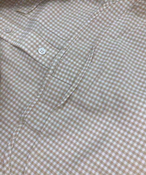 Engineered Garments（エンジニアド ガーメンツ）Engineered Garments (エンジニアド ガーメンツ) ボタンダウンシャツ ベージュ×ホワイト サイズ:Sの古着・服飾アイテム