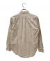 Engineered Garments (エンジニアド ガーメンツ) ボタンダウンシャツ ベージュ×ホワイト サイズ:S：5000円