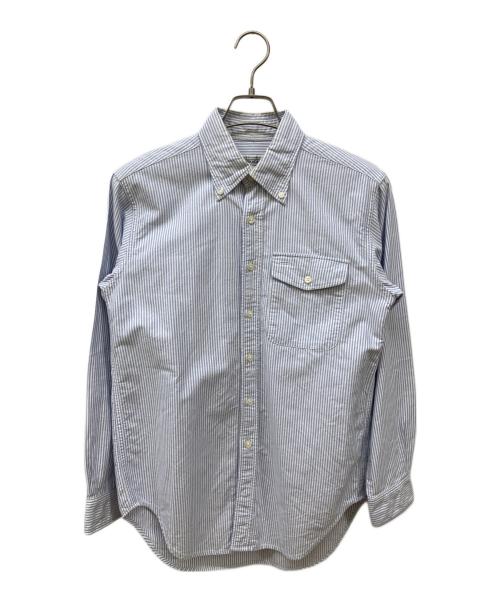 Engineered Garments（エンジニアド ガーメンツ）Engineered Garments (エンジニアド ガーメンツ) ボタンダウンシャツ スカイブルー×ホワイト サイズ:XSの古着・服飾アイテム