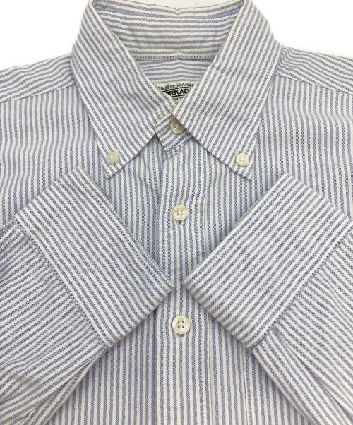 Engineered Garments（エンジニアド ガーメンツ）Engineered Garments (エンジニアド ガーメンツ) ボタンダウンシャツ スカイブルー×ホワイト サイズ:XSの古着・服飾アイテム
