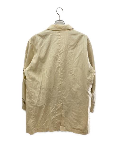 Burberry's（バーバリー）Burberry's (バーバリー) シルクステンカラーコート ベージュ サイズ:Ⅼの古着・服飾アイテム