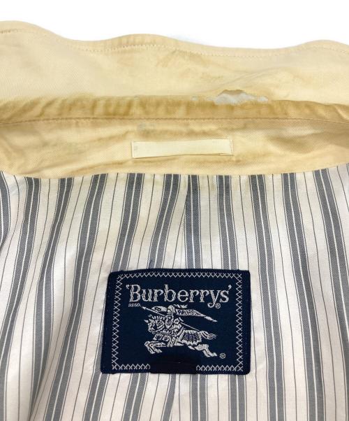 Burberry's（バーバリー）Burberry's (バーバリー) シルクステンカラーコート ベージュ サイズ:Ⅼの古着・服飾アイテム