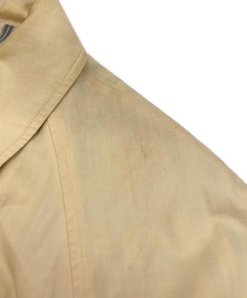 Burberry's（バーバリー）Burberry's (バーバリー) シルクステンカラーコート ベージュ サイズ:Ⅼの古着・服飾アイテム