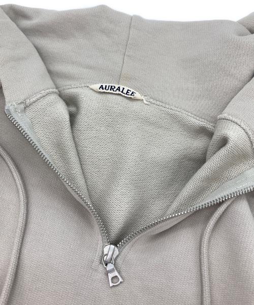 AURALEE（オーラリー）AURALEE (オーラリー) SUPER SOFT SWEAT BIG P/O PARKA/ハーフジップパーカー グレーの古着・服飾アイテム