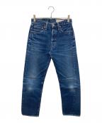 BONCOURAボンクラ）の古着「セルビッチデニムパンツ」｜インディゴ