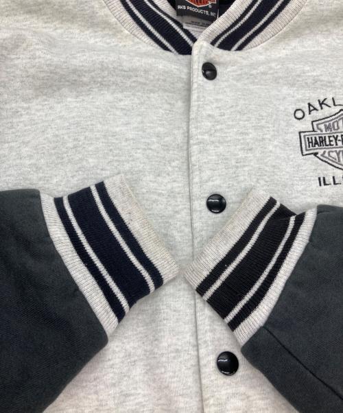 HARLEY-DAVIDSON（ハーレーダビッドソン）HARLEY-DAVIDSON (ハーレーダビッドソン) スウェットスタジャン グレー サイズ:Ⅿの古着・服飾アイテム