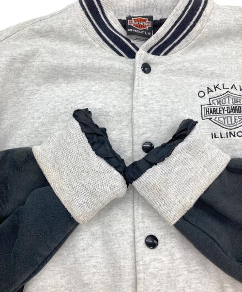 HARLEY-DAVIDSON（ハーレーダビッドソン）HARLEY-DAVIDSON (ハーレーダビッドソン) スウェットスタジャン グレー サイズ:Ⅿの古着・服飾アイテム