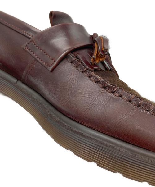 Dr.Martens（ドクターマーチン）Dr.Martens (ドクターマーチン) ADRIAN/切替タッセルローファー レッド サイズ:26.5の古着・服飾アイテム
