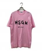 MSGMエムエスジーエム）の古着「プリントTシャツ」｜ピンク