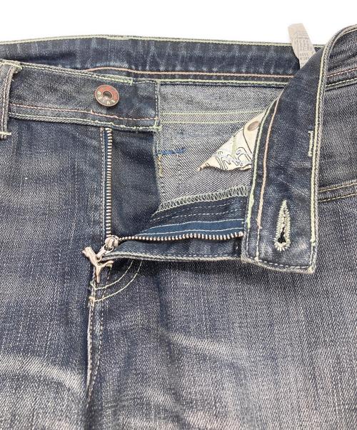 EVISU（エヴィス）EVISU (エヴィス) PUMA (プーマ) カモメプリントデニムパンツ インディゴ サイズ:SIZE 32の古着・服飾アイテム
