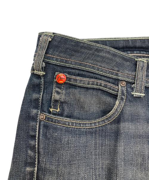 EVISU（エヴィス）EVISU (エヴィス) PUMA (プーマ) カモメプリントデニムパンツ インディゴ サイズ:SIZE 32の古着・服飾アイテム