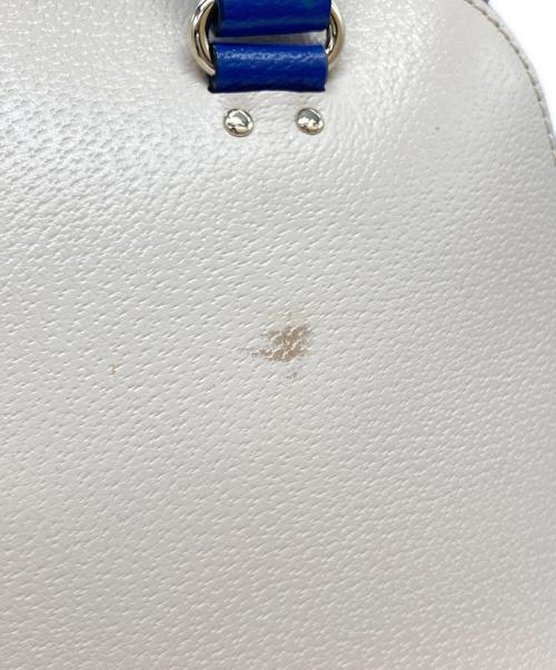 Kate Spade（ケイトスペード）Kate Spade (ケイトスペード) 2WAYショルダーバッグ アイボリー×ブルーの古着・服飾アイテム