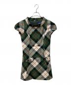 BURBERRY BLUE LABELバーバリー ブルー レーベル）の古着「ワンピース」｜グリーン