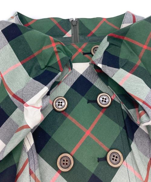 BURBERRY BLUE LABEL（バーバリー ブルー レーベル）BURBERRY BLUE LABEL (バーバリー ブルー レーベル) ワンピース グリーン サイズ:38の古着・服飾アイテム