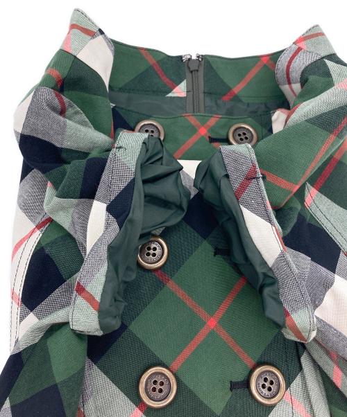 BURBERRY BLUE LABEL（バーバリー ブルー レーベル）BURBERRY BLUE LABEL (バーバリー ブルー レーベル) ワンピース グリーン サイズ:38の古着・服飾アイテム