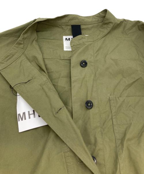 MHL（エムエイチエル）MHL (エムエイチエル) シャツワンピース/WASHED COTTON SHIRTING カーキ サイズ:1 未使用品の古着・服飾アイテム