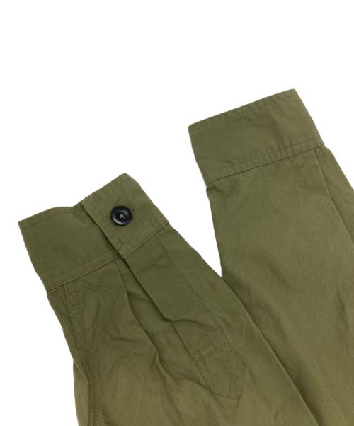 MHL（エムエイチエル）MHL (エムエイチエル) シャツワンピース/WASHED COTTON SHIRTING カーキ サイズ:1 未使用品の古着・服飾アイテム