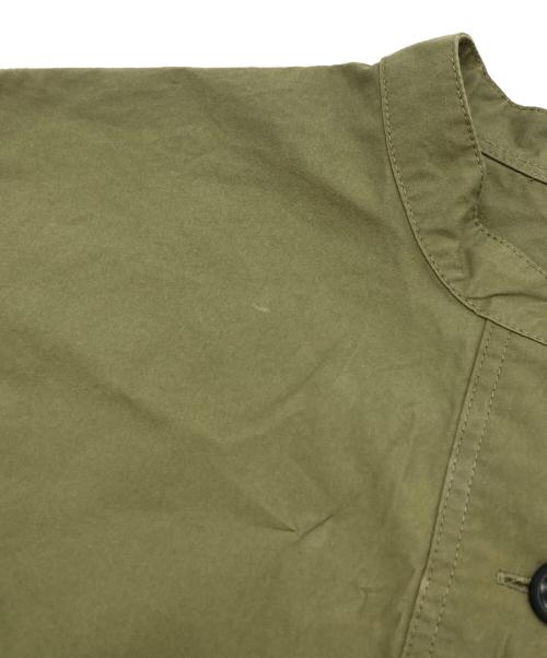 MHL（エムエイチエル）MHL (エムエイチエル) シャツワンピース/WASHED COTTON SHIRTING カーキ サイズ:1 未使用品の古着・服飾アイテム
