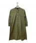 MHL（エムエイチエル）の古着「シャツワンピース/WASHED COTTON SHIRTING」｜カーキ