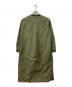 MHL (エムエイチエル) シャツワンピース/WASHED COTTON SHIRTING カーキ サイズ:1 未使用品：7000円