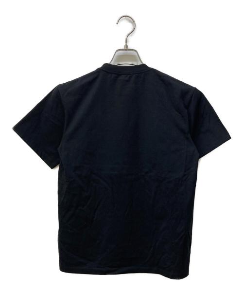 VERSACE（ヴェルサーチェ）VERSACE (ヴェルサーチェ) ラインストーンメデューサロゴTシャツ ブラック サイズ:36の古着・服飾アイテム