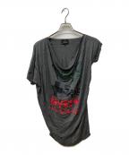 Vivienne Westwood ANGLOMANIAヴィヴィアンウエストウッドアングロマニア）の古着「変形カットソー」｜グレー