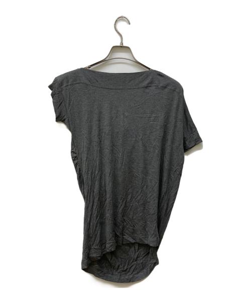 Vivienne Westwood ANGLOMANIA（ヴィヴィアンウエストウッドアングロマニア）VIVIENNE WESTWOOD ANGLOMANIA (ヴィヴィアンウエストウッドアングロマニア) 変形カットソー グレー サイズ:Sの古着・服飾アイテム