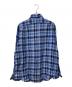 POLO RALPH LAUREN (ポロ・ラルフローレン) リネンチェックシャツ ネイビー サイズ:XL：7000円