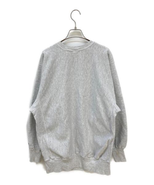 Champion REVERSE WEAVE（チャンピオン リバース ウィーブ）Champion REVERSE WEAVE (チャンピオン リバース ウィーブ) 染み込みプリントスウェット グレー サイズ:XXLの古着・服飾アイテム